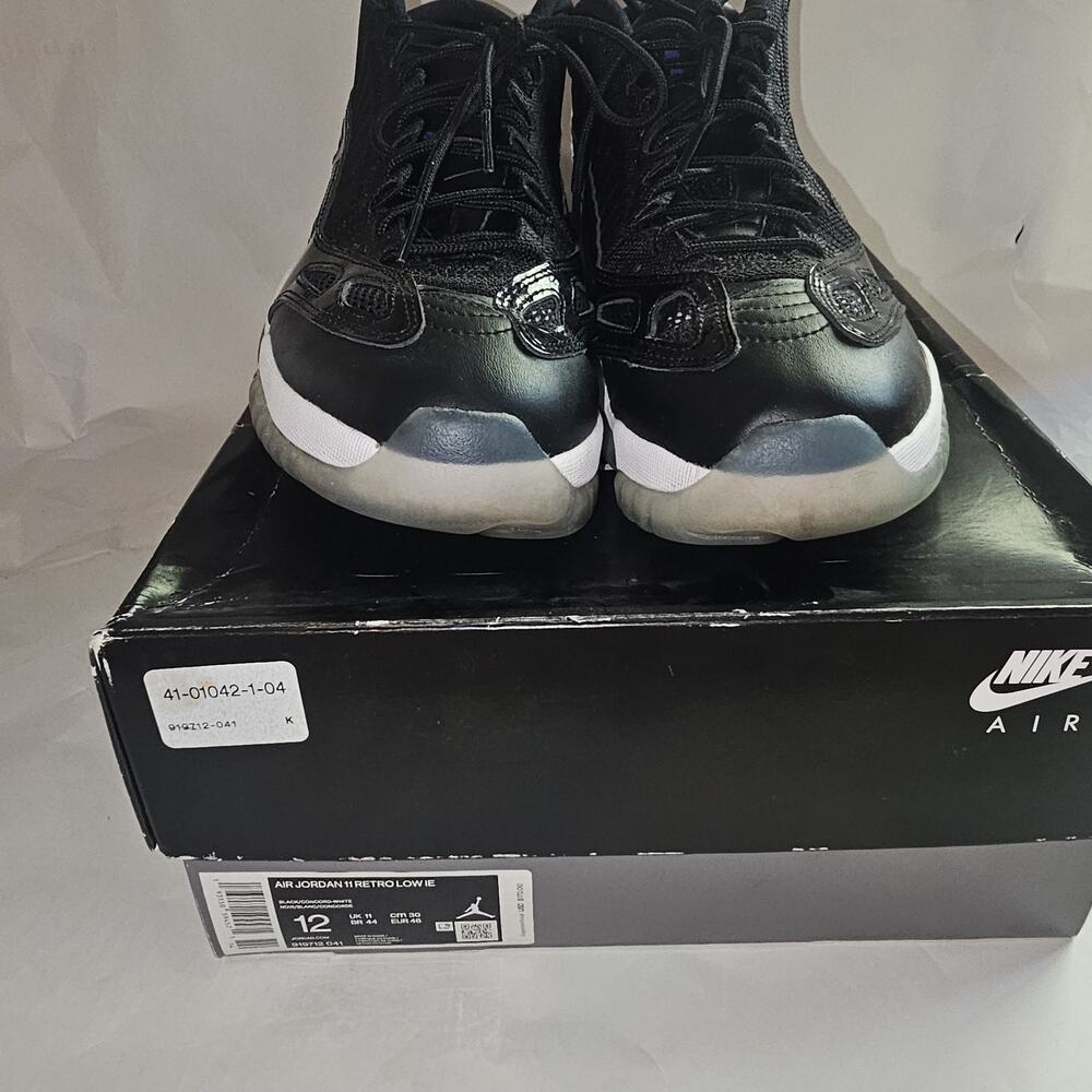 Nike Air Jordan 11 Retro Black Athletic Shoes Sneakers 919712-041 Mens Size 12